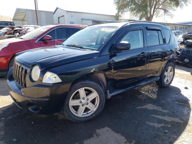 1J8FF47W37D597571 - 2007 JEEP COMPASS BLACK photo 1