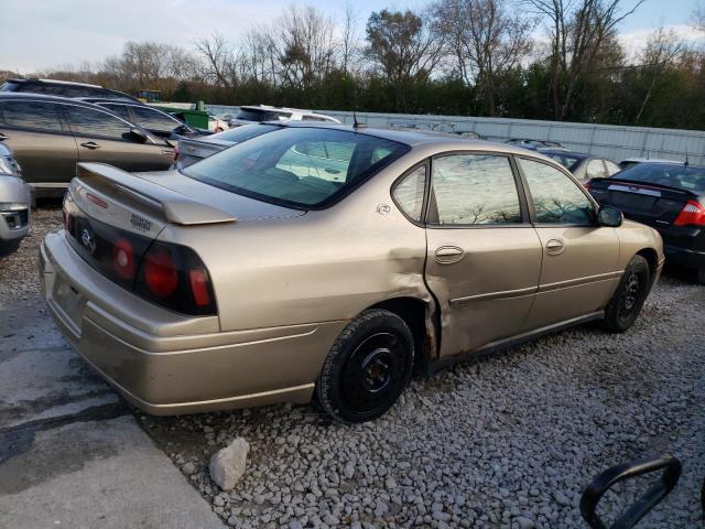 2G1WF52E559382210 - 2005 CHEVROLET IMPALA GOLD photo 3