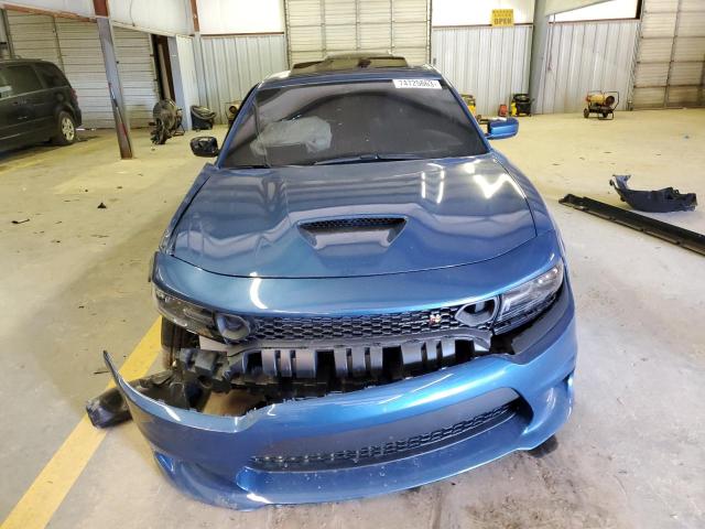 2C3CDXGJ8MH535463 - 2021 DODGE CHARGER SCAT PACK BLUE photo 5