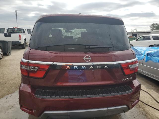 JN8AY2DB0N9810031 - 2022 NISSAN ARMADA PLATINUM MAROON photo 6