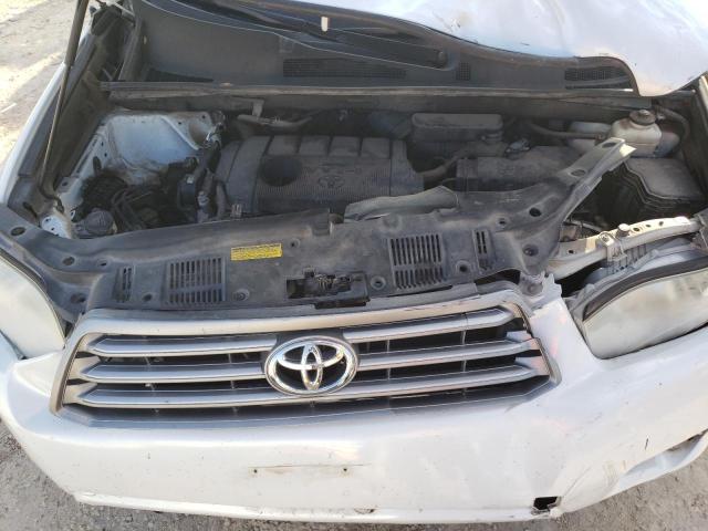 5TDZA3EH2AS005834 - 2010 TOYOTA HIGHLANDER WHITE photo 12