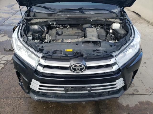 5TDZARFH5KS051726 - 2019 TOYOTA HIGHLANDER LE BLACK photo 12