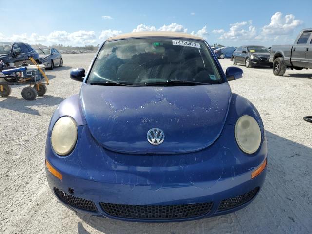 3VWPF31Y77M412150 - 2007 VOLKSWAGEN NEW BEETLE CONVERTIBLE BLUE photo 5