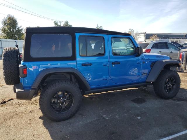 1C4PJXDN5RW171783 - 2024 JEEP WRANGLER SPORT BLUE photo 3