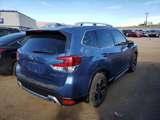 JF2SKARC7NH471188 - 2022 SUBARU FORESTER TOURING 蓝色 照片 3