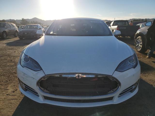 5YJSA1H15FFP78586 - 2015 TESLA MODEL S 85 WHITE photo 5