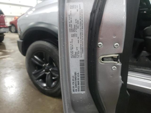 1C6RR7GT5MS515051 - 2021 RAM 1500 CLASS SLT ვერცხლისფერი ფოტო 12