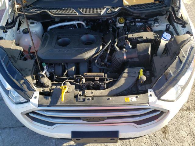 MAJ6S3GLXNC465502 - 2022 FORD ECOSPORT SE WHITE photo 11