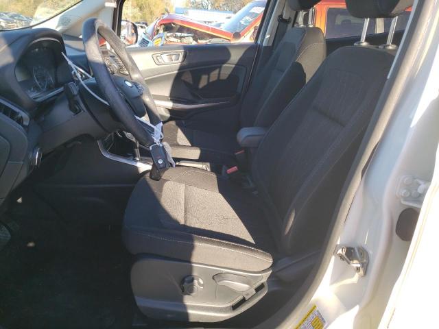 MAJ6S3GLXNC465502 - 2022 FORD ECOSPORT SE WHITE photo 7