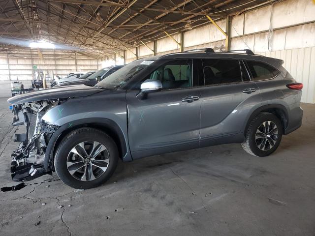 5TDHZRAH9LS011842 - 2020 TOYOTA HIGHLANDER XLE TEAL photo 1