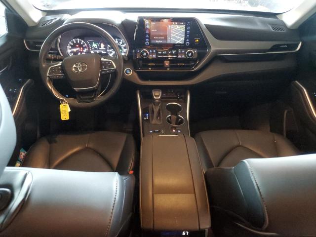 5TDHZRAH9LS011842 - 2020 TOYOTA HIGHLANDER XLE TEAL photo 8