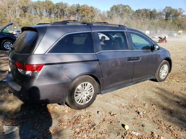 5FNRL5H25GB073118 - 2016 HONDA ODYSSEY LX GRAY photo 3