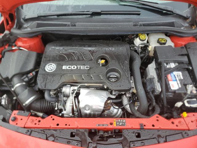 W04WJ3N56KG315287 - 2019 BUICK CASCADA SPORT TOURING RED photo 11