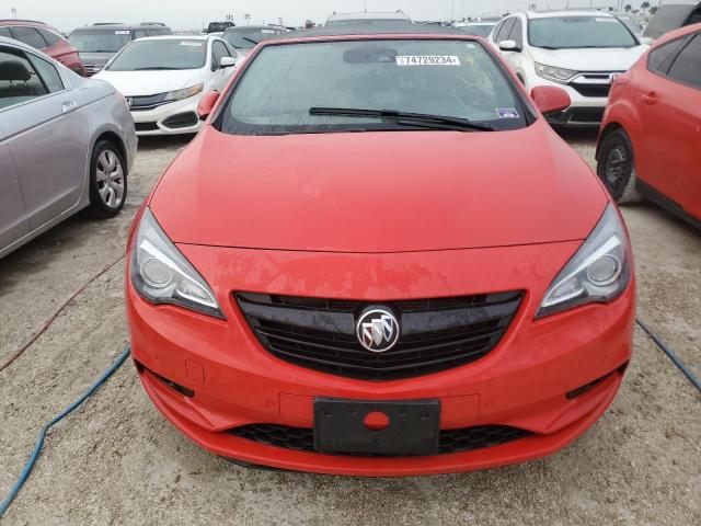 W04WJ3N56KG315287 - 2019 BUICK CASCADA SPORT TOURING RED photo 5