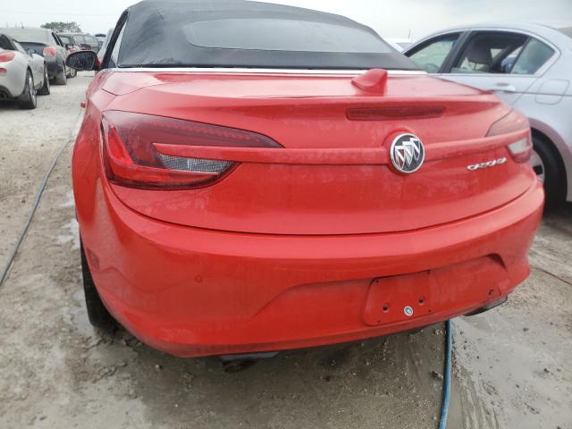 W04WJ3N56KG315287 - 2019 BUICK CASCADA SPORT TOURING RED photo 6