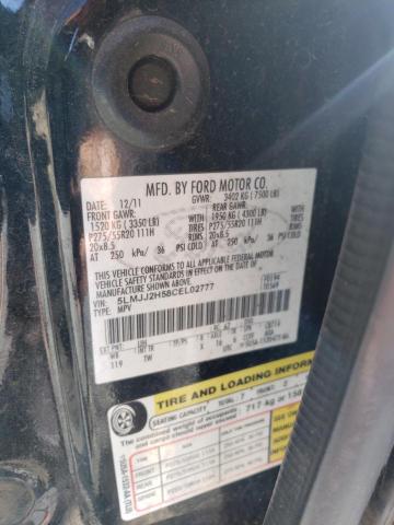 5LMJJ2H58CEL02777 - 2012 LINCOLN NAVIGATOR 黑色 照片 12