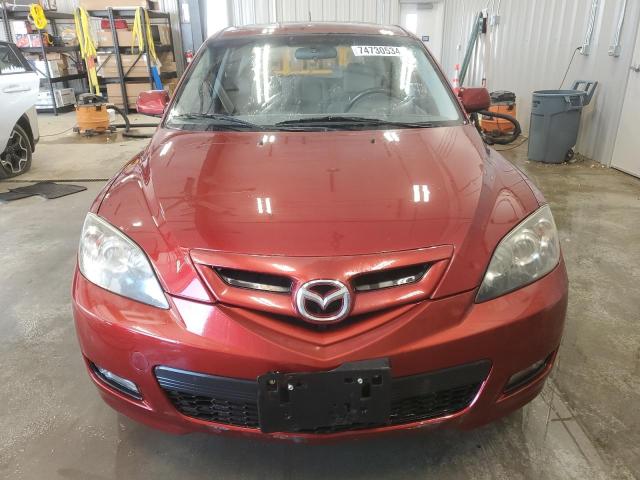 JM1BK343691197725 - 2009 MAZDA 3 S RED photo 5