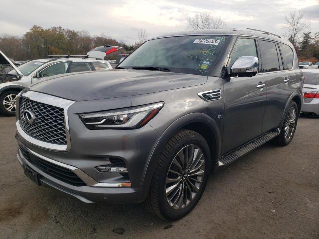 JN8AZ2NE3K9234971 - 2019 INFINITI QX80 LUXE GRAY photo 1