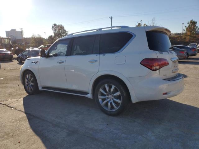 JN8AZ2NE4D9060444 - 2013 INFINITI QX56 WHITE photo 2