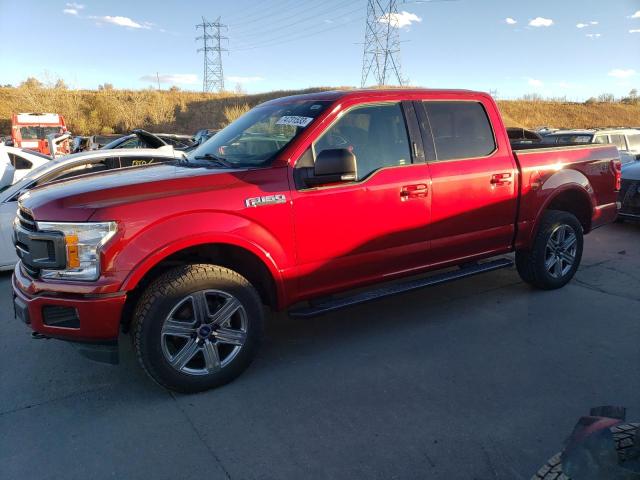 1FTEW1EG1JKD55345 - 2018 FORD F150 SUPERCREW RED photo 1