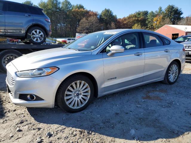 3FA6P0LU8GR308344 - 2016 FORD FUSION SE HYBRID SILVER photo 1