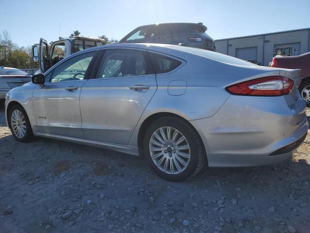 3FA6P0LU8GR308344 - 2016 FORD FUSION SE HYBRID SILVER photo 2