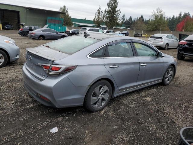 KMHE34L10GA026428 - 2016 HYUNDAI SONATA HYBRID SILVER photo 3