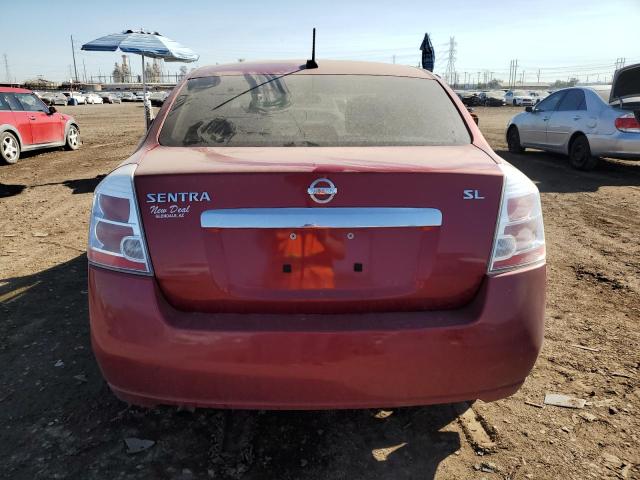 3N1AB6AP1AL725126 - 2010 NISSAN SENTRA 2.0 RED photo 6