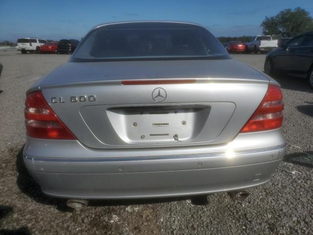 WDBPJ78J42A026324 - 2002 MERCEDES-BENZ CL 600 SILVER photo 6