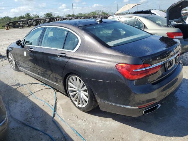 WBA7E2C58GG504247 - 2016 BMW 740 I CHARCOAL photo 2