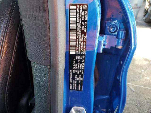 ZASFAKNN6J7B96369 - 2018 ALFA ROMEO STELVIO TI SPORT BLUE photo 13