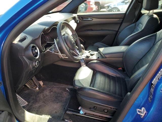 ZASFAKNN6J7B96369 - 2018 ALFA ROMEO STELVIO TI SPORT BLUE photo 7