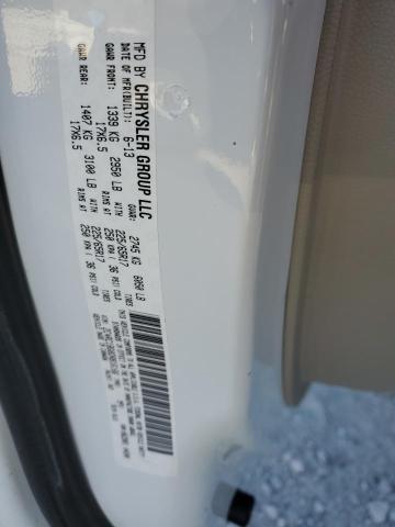 2C4RC1BG0DR816166 - 2013 CHRYSLER TOWN & COU TOURING WHITE photo 14