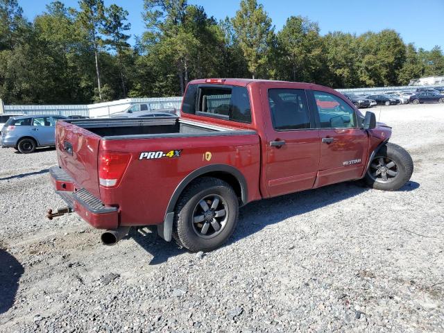 1N6BA0ECXEN505513 - 2014 NISSAN TITAN S BURGUNDY photo 3