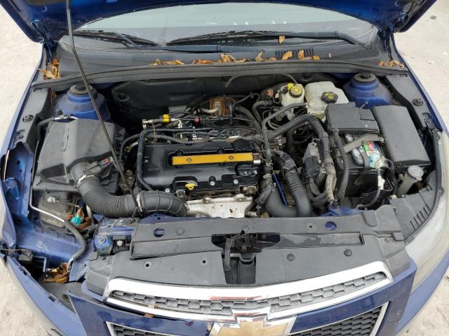 1G1PF5SC6C7197844 - 2012 CHEVROLET CRUZE LT BLUE photo 11