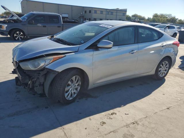 5NPDH4AE8CH130112 - 2012 HYUNDAI ELANTRA GLS SILVER photo 1