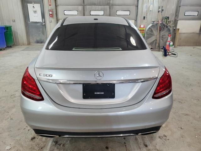 55SWF4JBXGU173731 - 2016 MERCEDES-BENZ C 300 SILVER photo 6