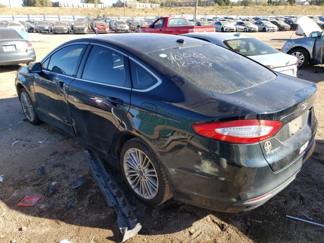 3FA6P0HD2ER224316 - 2014 FORD FUSION SE BLACK photo 2