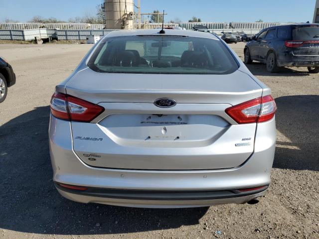 3FA6P0HD9GR112535 - 2016 FORD FUSION SE SILVER photo 6