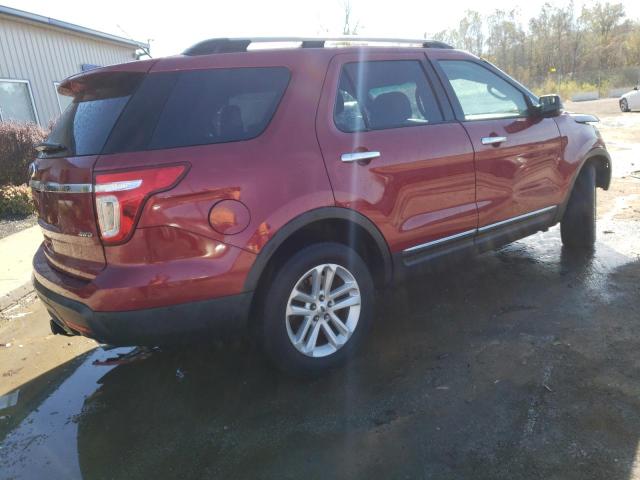 1FM5K8D85FGB06180 - 2015 FORD EXPLORER XLT BURGUNDY photo 3