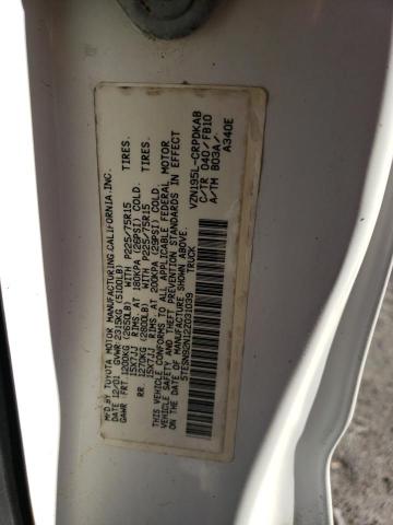 5TESN92N12Z031039 - 2002 TOYOTA TACOMA XTRACAB PRERUNNER თეთრი ფოტო 12