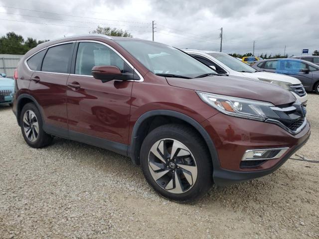 5J6RM4H90FL130108 - 2015 HONDA CR-V TOURING MAROON photo 4