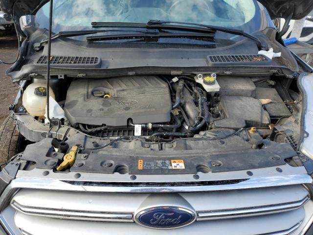 1FMCU9GD2JUD25043 - 2018 FORD ESCAPE SE GRAY photo 11