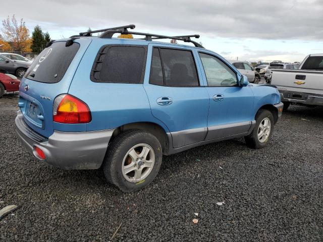 KM8SB12B83U465898 - 2003 HYUNDAI SANTA FE GL BLUE photo 3