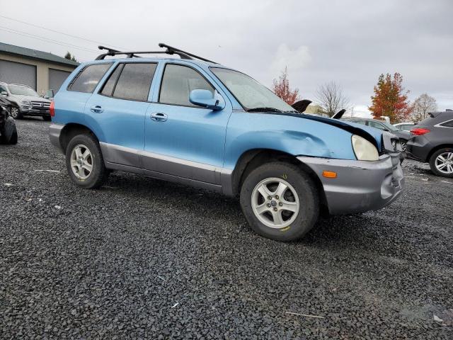 KM8SB12B83U465898 - 2003 HYUNDAI SANTA FE GL BLUE photo 4