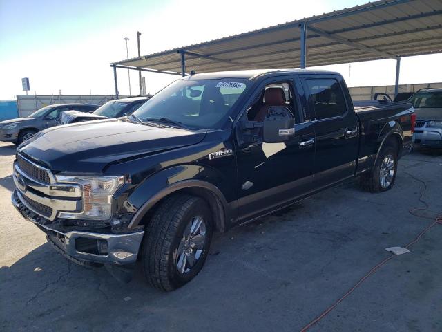 1FTFW1E43KFB62991 - 2019 FORD F150 SUPERCREW BLACK photo 1