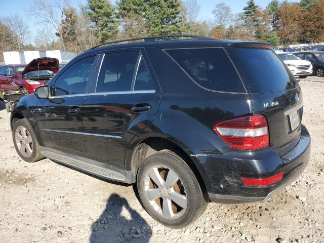 4JGBB8GB7AA575342 - 2010 MERCEDES-BENZ ML 350 4MATIC BLACK photo 2