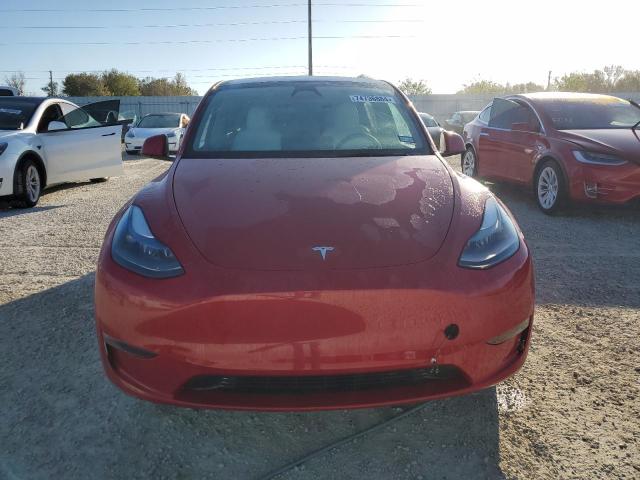 7SAYGAEE7PF827288 - 2023 TESLA MODEL Y RED photo 5