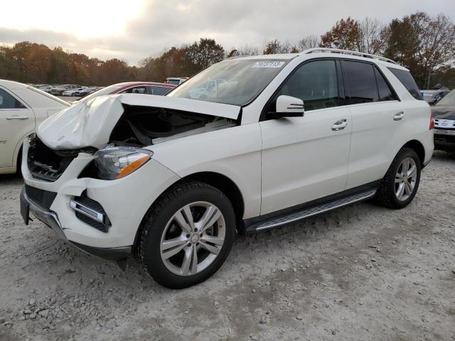 4JGDA5HB4DA239791 - 2013 MERCEDES-BENZ ML 350 4MATIC WHITE photo 1
