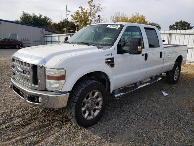 1FTWW31RX8EA25574 - 2008 FORD F350 SRW SUPER DUTY WHITE photo 1